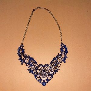 Blue necklace